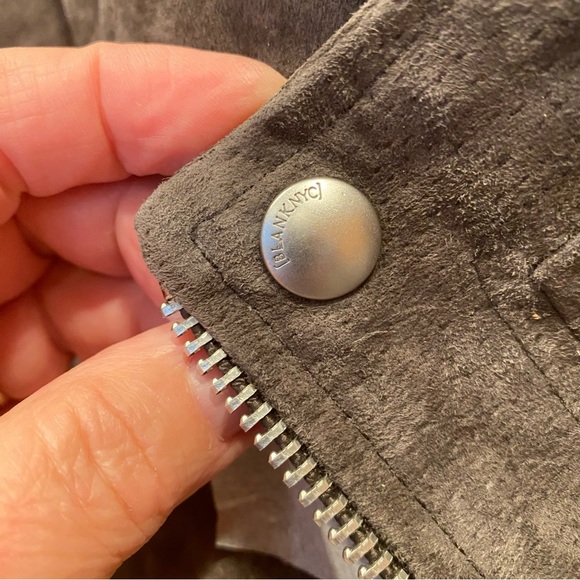 NWT [BLANKNYC] Cropped Suede Leather Motorcycle Jackets - Picture 7 of 16